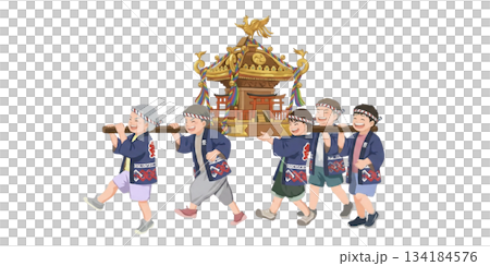 お正月の風景 134184576