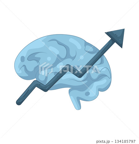 Illustration of mental growth  134185797