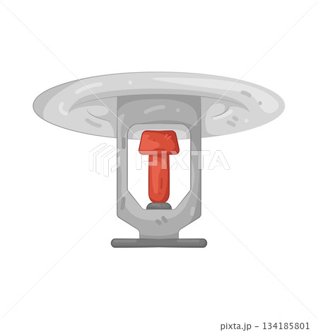 Illustration of fire sprinkler Illustration of fire sprinkler 134185801