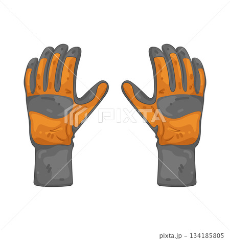 Illustration of safety gloves  134185805