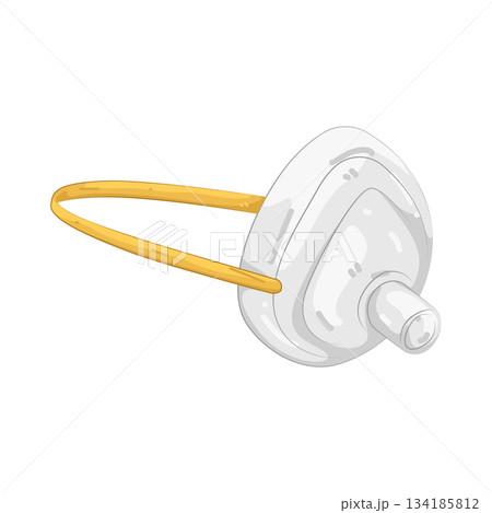Illustration of oxygen mask Illustration of oxygen mask 134185812