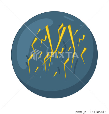 Illustration of thunder 134185816