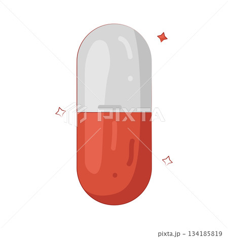 Illustration of capsule Illustration of capsule 134185819