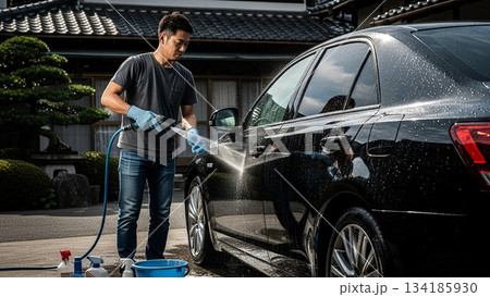 丁寧な洗車で輝きを 134185930
