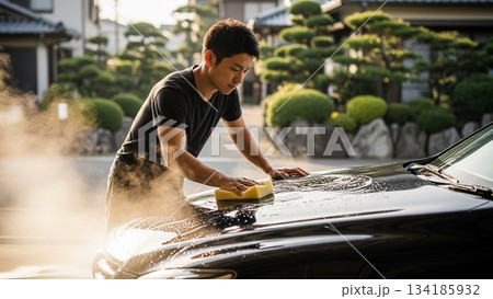 丁寧な洗車で輝きを 134185932
