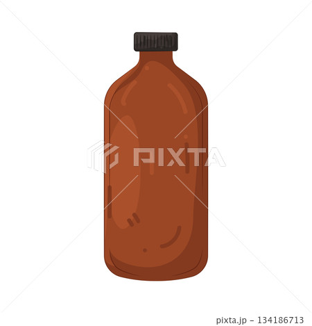 Illustration of medicine bottle  134186713