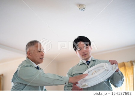 シーリングライト取替イメージ 134187692