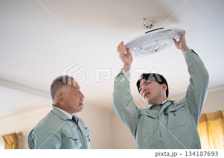 シーリングライト取替イメージ 134187693