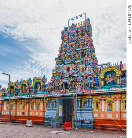 Sri Kandaswamy Kovil Hindu temple, a vibrant architectural landmark in Kuala Lumpur, Malaysia Sri Kandaswamy Kovil Hindu temple, a vibrant architectural landmark in Kuala Lumpur, Malaysia 134187726