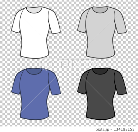 Moisture-wicking, quick-drying base layer t-shirt for men 134188155