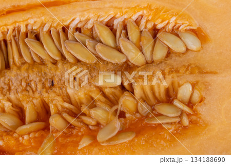 Cantaloupe texture background pulp food 134188690