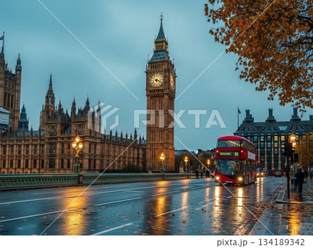 【AI生成】二階建てバス - double-decker bus 2933001 134189342