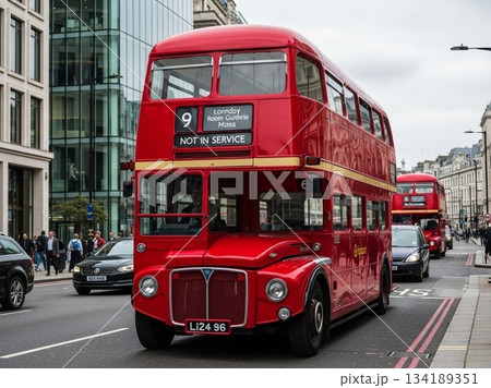 【AI生成】二階建てバス - double-decker bus 2933010 134189351