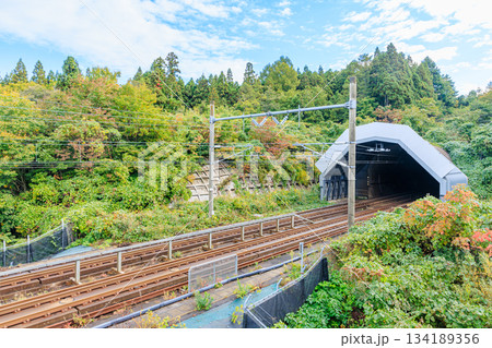 秋の青函トンネル 青森県東津軽郡 秋の青函トンネル 青森県東津軽郡 134189356