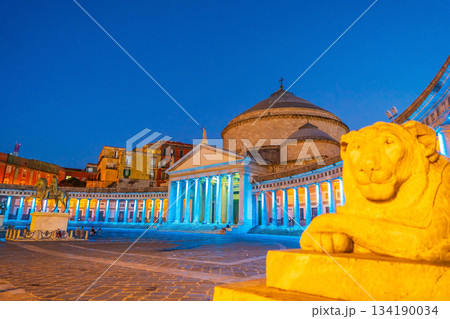 Downtown Naples city skyline, cityscape of Italy Downtown Naples city skyline, cityscape of Italy 134190034