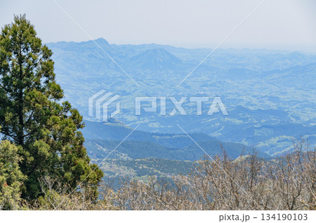 茨城　八溝山山頂からの景色（茨城方面） 134190103