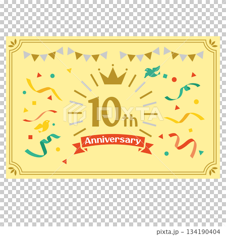 週年紀念插圖 週年紀念插圖 134190404