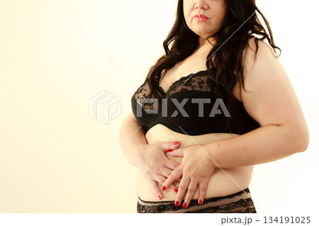 Plus size fat woman in lingerie Plus size fat woman in lingerie 134191025