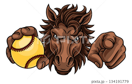 horse sports mascot 2025 point A13 134191779