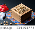 節分の豆まきのイメージ 134193773