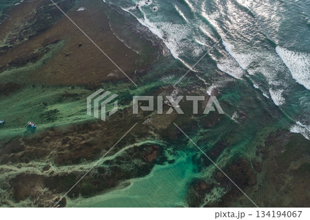 Aerial view of beautiful seascape in sri lanka 134194067