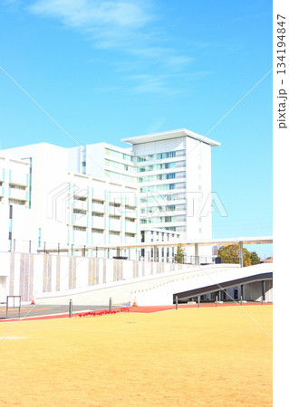愛知県豊明市、藤田医科大学病院の風景 愛知県豊明市、藤田医科大学病院の風景 134194847