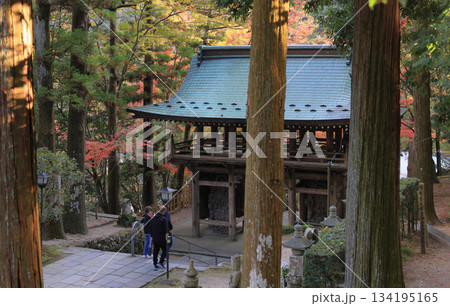 秋の四国霊場第88番札所「大窪寺」二天門と紅葉 秋の四国霊場第88番札所「大窪寺」二天門と紅葉 134195165