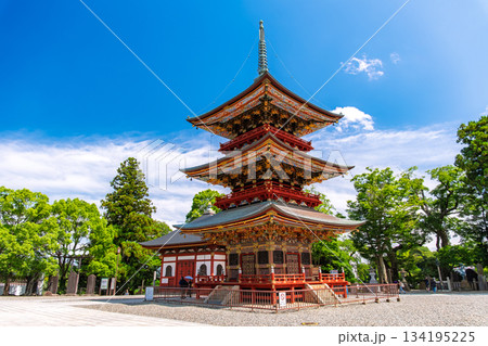 千葉県成田市 成田山新勝寺 三重塔 134195225