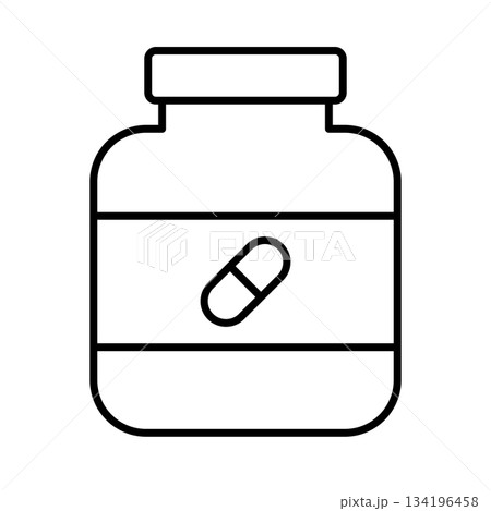 サプリメントのアイコン シンプル 134196458