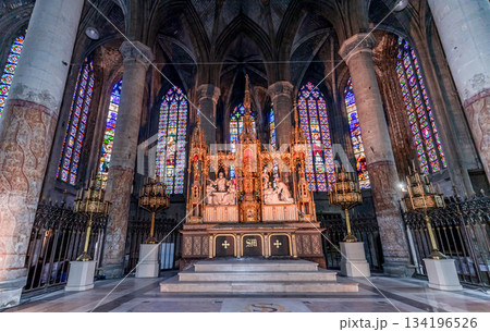 Saint Maurice church, Lille, France, interiors Saint Maurice church, Lille, France, interiors 134196526