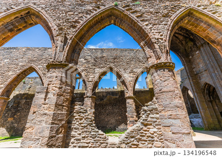 Saint Mathieu abbey, plougonvelin, finistere, brittany, france Saint Mathieu abbey, plougonvelin, finistere, brittany, france 134196548