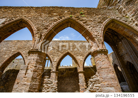 Saint Mathieu abbey, plougonvelin, finistere, brittany, france Saint Mathieu abbey, plougonvelin, finistere, brittany, france 134196555