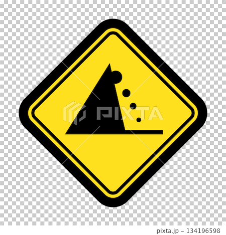落石注意 アイコン 134196598