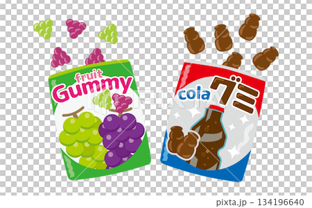 水果軟糖和可樂軟糖 134196640