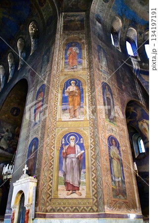 ブルガリア、ソフィア、アレクサンドル・ネフスキー寺院、柱の聖人画、ブルガリア正教会 134197191