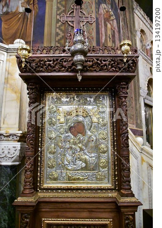 ブルガリア、ソフィア、アレクサンドル・ネフスキー寺院、聖母子のイコン、ブルガリア正教会 134197200
