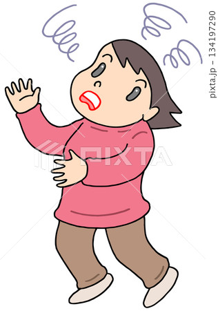 病気・疾患・疾病 - めまい・ふらつき・立ちくらみ 134197290