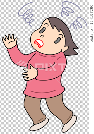 病気・疾患・疾病 - めまい・ふらつき・立ちくらみ 134197290