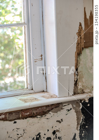 historic building interior demolition and construction 134198355
