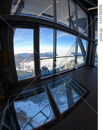 at Zugspitze mountain in Bavaria, Germany in october 134198866