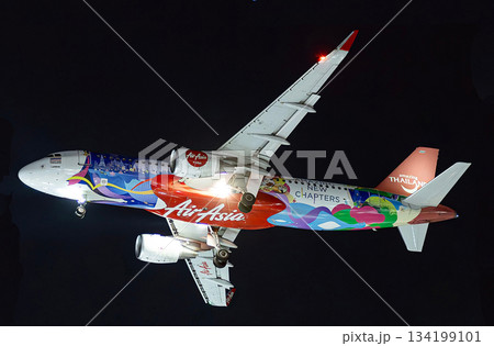 エアアジアA330夜間飛行 134199101