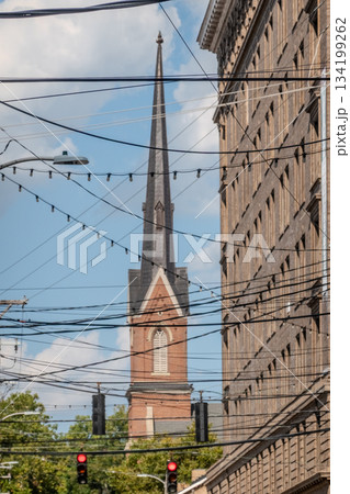 Lexington, Kentucky, USA historic downtown cityscape architecture and streets Lexington, Kentucky, USA historic downtown cityscape architecture and streets 134199262