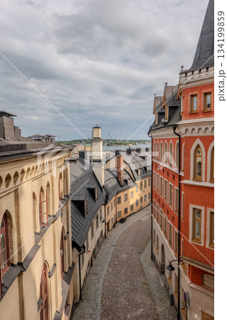 Historical old streets and architecture Old town of Stockholm, Sweden Historical old streets and architecture Old town of Stockholm, Sweden 134199859