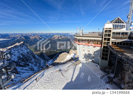 at Zugspitze mountain in Bavaria, Germany in october at Zugspitze mountain in Bavaria, Germany in october 134199888