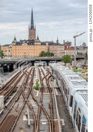 city view of old town of stockhold sweden on cloudy day 134200008