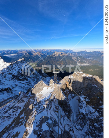 at Zugspitze mountain in Bavaria, Germany in october 134200035