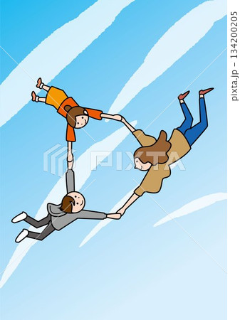 空を舞う人達 空を舞う人達 134200205