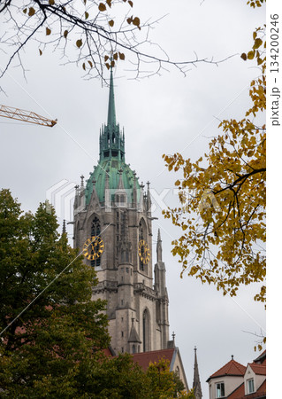 scenic views around munich germany in autumn season 134200246