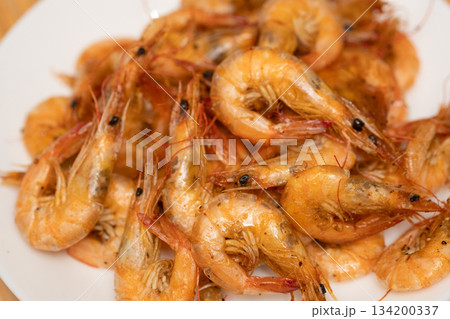 芝エビのガーリックシュリンプ 134200337