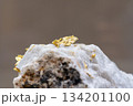 金の鉱石の素材写真 金の鉱石の素材写真 134201100
